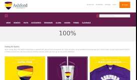 
							         The Official Store of Ashford University								  
							    