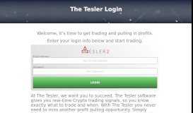 
							         The Official Website 2020 - The Tesler Login								  
							    