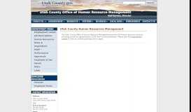 
							         The Official website of the Utah County Human Resources Department								  
							    