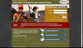
							         The Official West Virginia DNR - (ELS) Electronic Licensing ...								  
							    