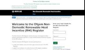 
							         the Ofgem Non-Domestic Renewable Heat Incentive (RHI ...								  
							    