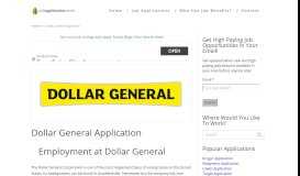 
							         The Online Dollar General Application | Job Application Center								  
							    