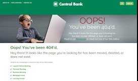 
							         The Only Card | Central Bank Credit Cards								  
							    