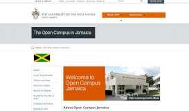
							         The Open Campus in Jamaica | www.open.uwi.edu								  
							    
