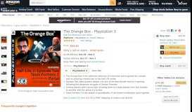 
							         The Orange Box - Playstation 3: Artist Not Provided ... - Amazon.com								  
							    