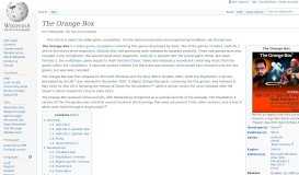 
							         The Orange Box - Wikipedia								  
							    