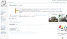 
							         The Orbis School - Wikipedia								  
							    