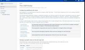
							         The OSP Portal - OSP Documentation - Confluence								  
							    