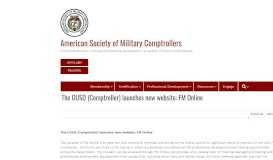 
							         The OUSD (Comptroller) launches new website: FM Online ...								  
							    