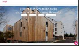 
							         The Pad, Egham - Accommodation Royal Holloway University - Scape								  
							    