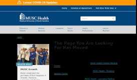 
							         The Page You Are Looking For Has Moved | MUSC Health ...								  
							    