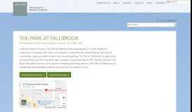 
							         The Park at Fallbrook Apartments - Greystone								  
							    