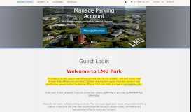 
							         The Parking Office - Guest Login - LMU Park								  
							    