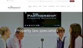 
							         The Partnership: Award winning property solicitors - Conveyancing								  
							    
