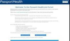 
							         the Passport Health Job Portal!								  
							    