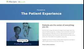 
							         The Patient Experience - Allscripts								  
							    