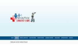 
							         the Patient Portal - Family First Urgent Care								  
							    