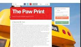 
							         The Paw Print | Smore Newsletters for Education								  
							    
