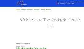 
							         The Pediatric Center, LLC: Home								  
							    
