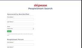 
							         The PeopleSmart People Search - Peoplesmart.com | Skipease								  
							    