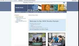 
							         the Peralta Portal - Peralta Colleges								  
							    