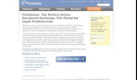 
							         The Perfect Online Document Exchange, File Portal for ... - FileGenius								  
							    
