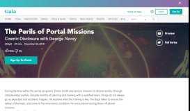 
							         The Perils of Portal Missions | Gaia								  
							    