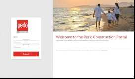 
							         the Perlo Construction Portal								  
							    