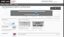 
							         The Philadelphia Inquirer and Daily News - Historical ...								  
							    