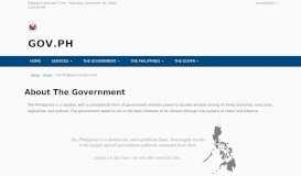 
							         The Philippine Government - GOV.PH								  
							    
