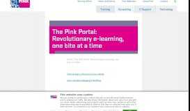 
							         The Pink Portal: Revolutionary e-learning, one bite at a time - Pink ...								  
							    