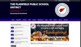 
							         The Plainfield Public School District: Home								  
							    