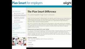 
							         The Plan-Smart Difference - Alight Plan-Smart and Plan-Guard								  
							    