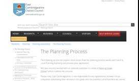 
							         The Planning Process | East Cambridgeshire District Council								  
							    