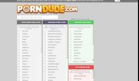 
							         The Porn Dude - The World's Best Porn Sites List!								  
							    