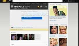 
							         The Portal (2017) - IMDb								  
							    