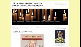 
							         The Portal – February 2017 | ORDINARIATE NEWS (from the ...								  
							    
