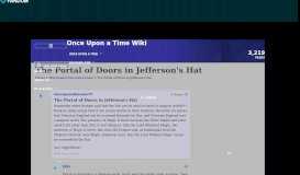 
							         The Portal of Doors in Jefferson's Hat | Once Upon a Time Wiki ...								  
							    