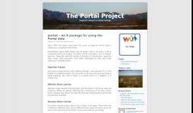 
							         The Portal Project | long-term research in desert ecology								  
							    