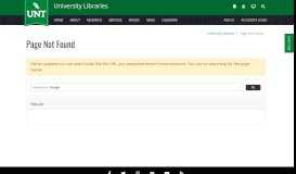 
							         The Portal to Texas History - University Libraries - UNT								  
							    