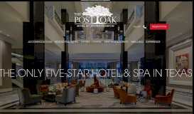 
							         The Post Oak Hotel at Uptown Houston - Houston's only 5 ...								  
							    