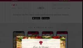 
							         The Pret App | Pret A Manger								  
							    