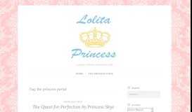 
							         the princess portal - Lolita Princess - WordPress.com								  
							    