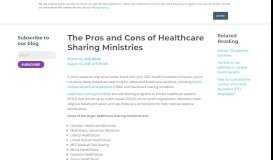 
							         The Pros and Cons of Medi-Share - PeopleKeep								  
							    