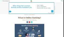 
							         The Pros and Cons of Online Banking - The Balance								  
							    