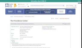 
							         The Providence Center - Rhode Island Medical Home Portal								  
							    