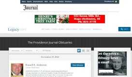 
							         The Providence Journal Recent Obituaries: All of The Providence ...								  
							    