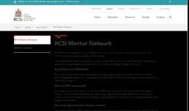 
							         The RCSI Mentor Network is a unique interactive portal where senior ...								  
							    