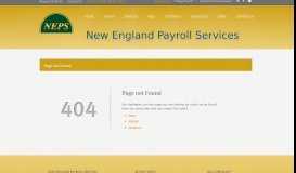 
							         The ReadyFUND$ Solution - New England Payroll Services								  
							    