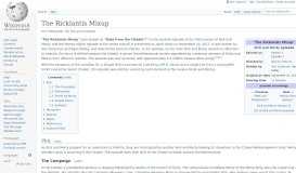 
							         The Ricklantis Mixup - Wikipedia								  
							    